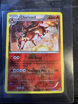 Pokemon Charizard 19/113 Reverse Holo Rare BW Legendary Treasures 2013 - Image 1