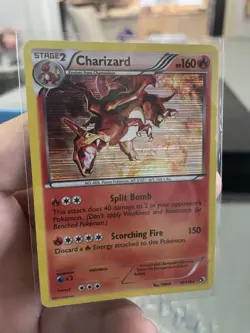 Charizard 19/113 Holo Rare Legendary Treasures Pokemon Card - Image 1