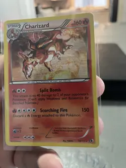 Charizard 19/113 Holo Rare Legendary Treasures Pokemon Card - Image 3