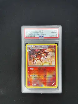 Pokemon 2013 Charizard 19/113 Legendary Treasures Reverse Holo Rare PSA 8 - Image 1