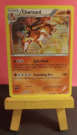 Pokemon TCG Charizard 19/113 Legendary Treasures Holo Rare Lightly Played - Image 3