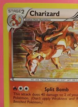 Pokemon TCG Charizard 19/113 Legendary Treasures Holo Rare Lightly Played - Image 4