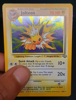 Pokemon TCG - Jolteon 4/64 HOLO Jungle Set - LP/MP - Image 5