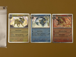 Prismatic Evolutions Poster Collections 3 Promo Cards Jolteon Flareon Vaporon - Image 1