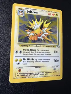 Jolteon 4/64 Jungle Holo Rare 70 HP Stage 1 1999 Wizards Pokemon TCG Card - Image 2