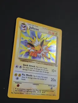 Pokemon Jolteon TCG Holo Rare Card Jungle Series 4/64 Unlimited -RB - Image 3