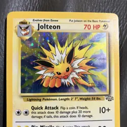 Pokemon TCG Jolteon Jungle 4/64 Holo Unlimited Holo Rare - Image 2