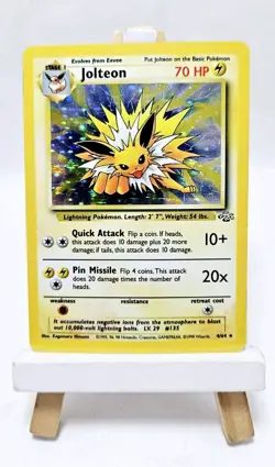 Jolteon 4/64 - Holo Rare - Jungle WOTC - Unlimited - LP - Pokemon TCG - Image 1