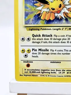 Jolteon 4/64 - Holo Rare - Jungle WOTC - Unlimited - LP - Pokemon TCG - Image 4