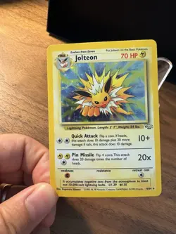 Pokemon Jolteon Holo Rare TCG Card 4/64 Jungle - vintage LP - Image 3