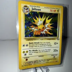 Pokemon Jolteon TCG Jungle Holo Card 4/64 Unlimited Rare, Near Mint/Lp Condition - Image 2