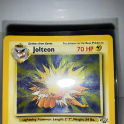 Pokemon Jolteon TCG Jungle Holo Card 4/64 Unlimited Rare, Near Mint/Lp Condition - Image 4
