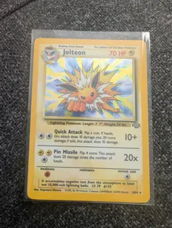 Pokemon Jolteon Holo Rare TCG Card 4/64 Jungle - Image 1