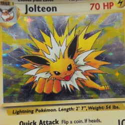 Pokemon TCG Jolteon Jungle 4/64 Holo Unlimited Holo Rare MP - Image 5