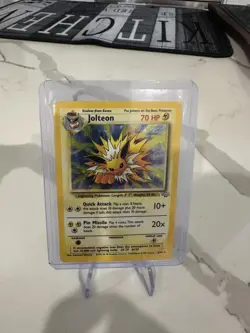 Pokemon TCG Jolteon Jungle 4/64 Holo Unlimited Holo Rare - Image 1