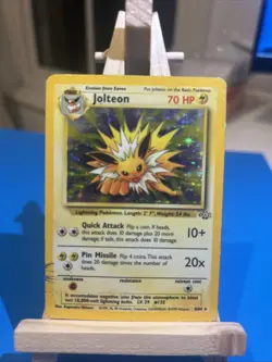 Pokemon Jolteon Holo Rare TCG Card 4/64 Jungle HP - Image 1