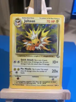 Pokemon Jolteon Holo Rare TCG Card 4/64 Jungle HP - Image 4