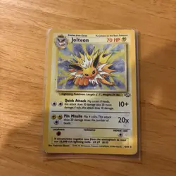 Pokemon TCG Jolteon Jungle 4/64 Holo Unlimited Holo Rare - Image 1