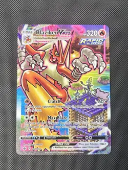 Pokemon TCG Blaziken VMAX 201/198 Secret Rare Alternate Art Chilling Reign NM - Image 1