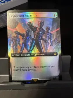 Cybermen Squadron (Extended Art) Universes Beyond: Doctor Who Foil NM - Image 1