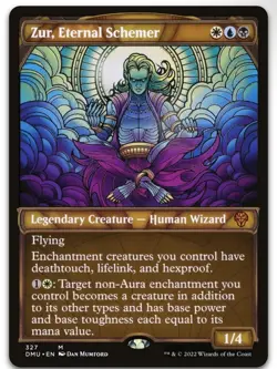 Zur, Eternal Schemer (Showcase) #327 (NM) Dominaria United DMU Magic MTG - Image 1