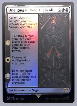 One Ring to Rule Them All - Foil - 102 - LOTR: Tales of Middle-earth (LTR) MTG - Image 1