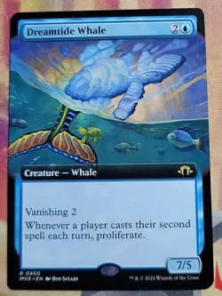 Dreamtide Whale (Extended Art) MTG Modern Horizons 3 (MH3) (NM) - Image 1