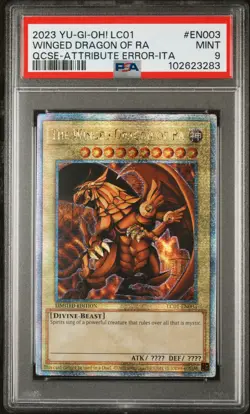 2023 Yu-Gi-Oh! Legendary Collection Winged Dragon Of Ra (Error ITA) #EN003 (P... - Image 1
