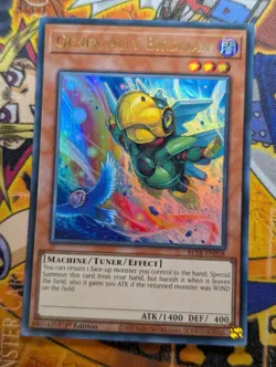Genex Ally Birdman BLTR-EN058 (Alt Art) Ultra Rare 1st Edition YuGiOh TCG Card - Image 1