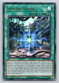 Sunvine Shrine - GFTP-EN025 - Ultra Rare - 1st Edition - Yugioh - Image 1