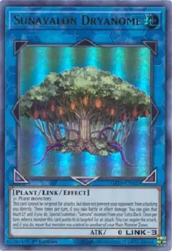 Sunavalon Dryanome - GFTP-EN020 - Ultra Rare 1st Edition Yugioh - Image 1