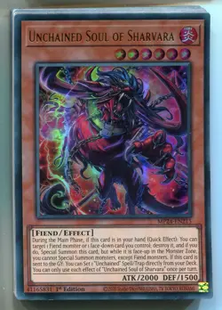Yu-Gi-Oh! Unchained Soul of Sharvara Ultra Rare englisch MP24-EN215 - Image 1