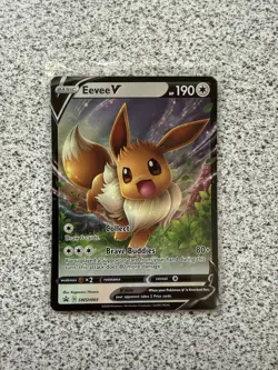 Eevee V SWSH065 SWSH: Sword & Shield Promo Cards Holo - Image 1