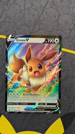 Eevee V - Holo SWSH065 - SWSH: Sword & Shield Promo Cards SWSD NM - Image 1
