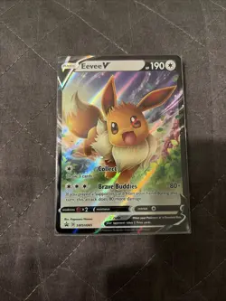 Eevee V SWSH065 SWSH: Sword & Shield Promo Cards Holo - Image 1