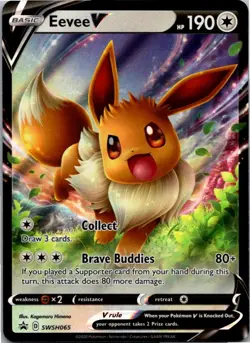 Eevee V - Promo SWSH: Sword & Shield Promo Cards SWSH065 NM Holo - Image 1