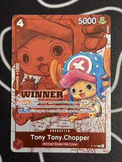 Tony Tony.Chopper (Winner Pack 2026 Vol. 2) P-101 One Piece Promo Foil NM🔥 B - Image 1