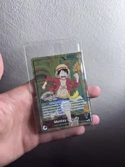 Lot de 3 Carte One Piece Monkey D. Luffy OP13-001 – Musee Grevin Paris Exclusive - Image 1