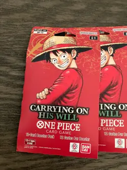 NEW SEALED ~ 21 X One Piece OP-13 CARRYING ON HIS WILL Sleeved Booster Packs - Image 3