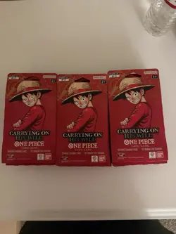 22x Op-13 One Piece Sleeved Blister Pack Lot ‼ - Image 2
