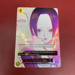 One Piece - You’ll Frighten Me… OP14-118 SP Alt Art HOLO English NM X1 - Image 1