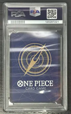 2025 ONE PIECE OP11 119 EN MONKEY D. LUFFY 3RD ANNIVERSARY SILVER GRADED PSA 10 - Image 2
