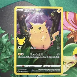 Pokemon Card Pikachu 005/025 Celebrations STAMPEDEnglish - Image 1