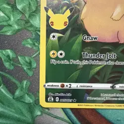 Pokemon Card Pikachu 005/025 Celebrations STAMPEDEnglish - Image 5