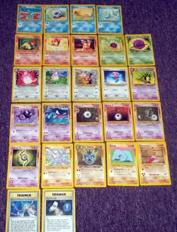 Lot of 26 Vintage Neo Destiny Pokemon Cards Moderate to Played - Image 1