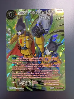 Dragon Ball TCG - Gamma 1 & Gamma 2 Heroes Mission - Foil Card BT22-021 - Image 1
