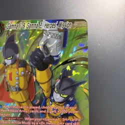 Dragon Ball TCG - Gamma 1 & Gamma 2 Heroes Mission - Foil Card BT22-021 - Image 3