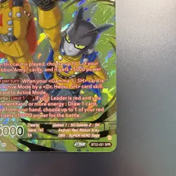 Dragon Ball TCG - Gamma 1 & Gamma 2 Heroes Mission - Foil Card BT22-021 - Image 4