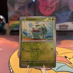 Bulbasaur - (Reverse Cosmos Holo) (Costco Exclusive) 001/165 Miscellaneous Cards - Image 1