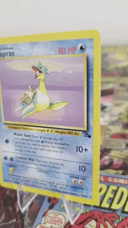 LAPRAS 25/62 NM Non-Holo Rare Fossil Unlimited WOTC 1999 - Pokemon Card - Image 2